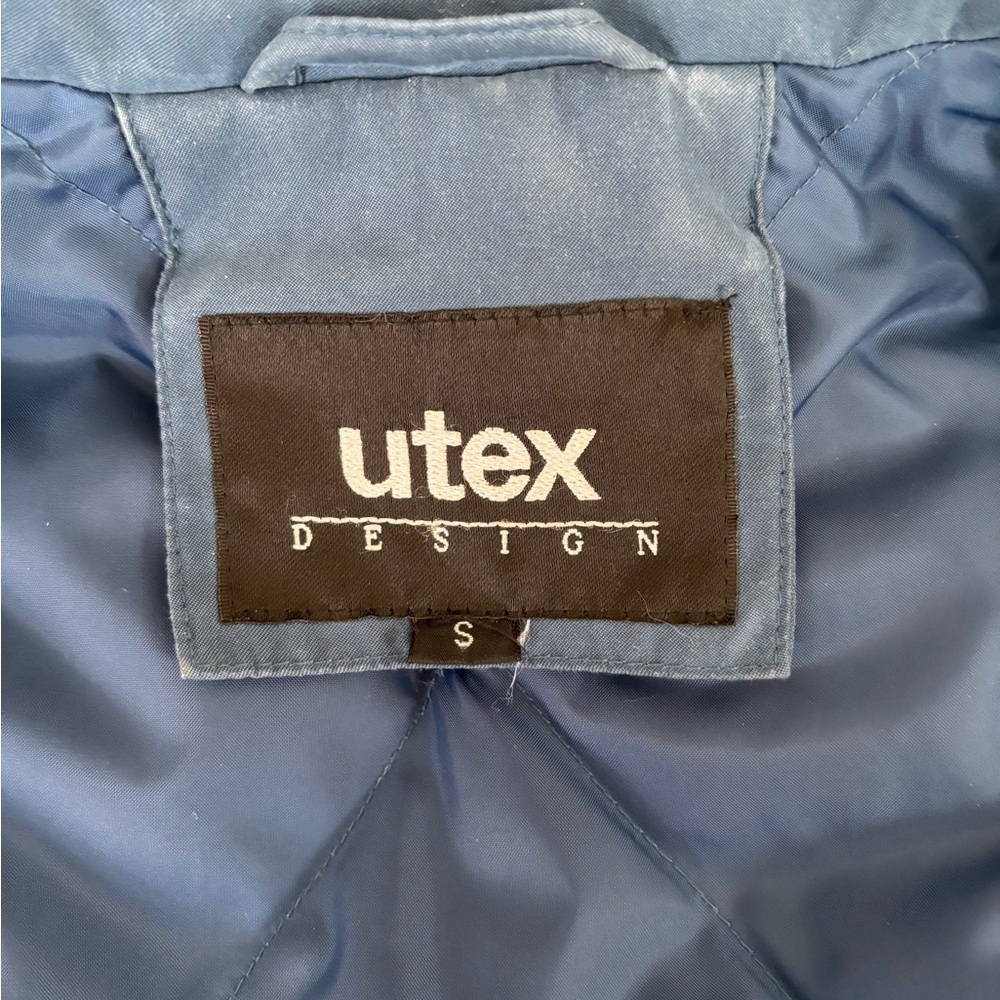 Utex Women's Navy Hooded Ski Jacket - Picture 8 of 12